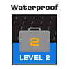 <b>waterproof level 2</b><br />quick submersion resistant