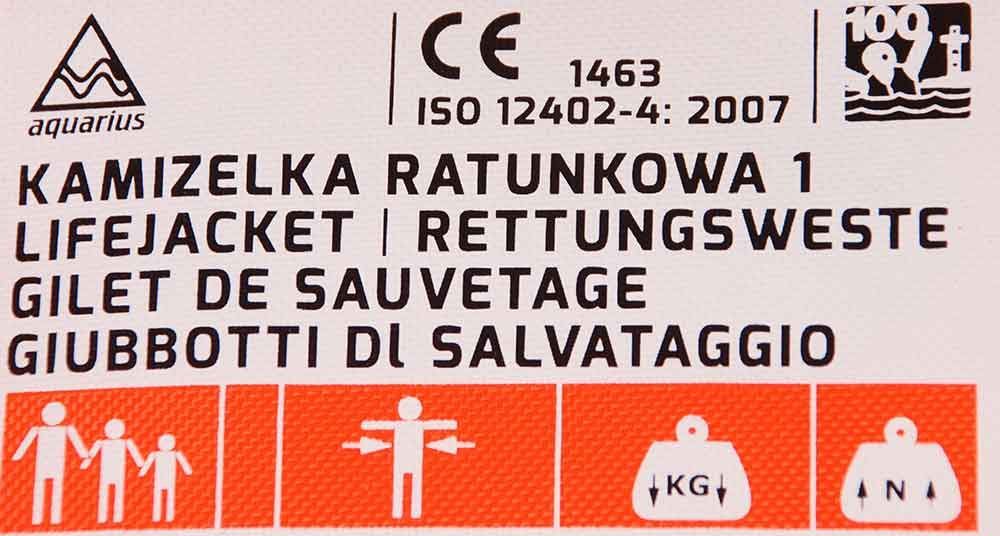 Kamizelka ratunkowa Aquarius pomarańczowa S 60N