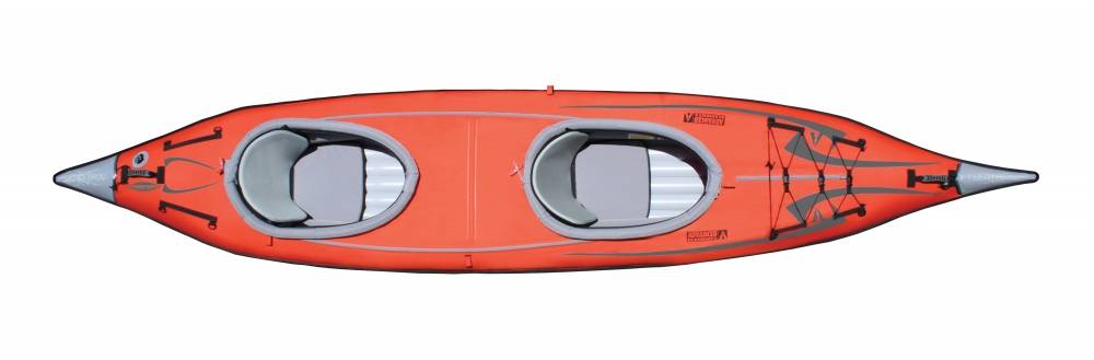 AE Advanced Frame Convertible kajach dmuchany czerwony