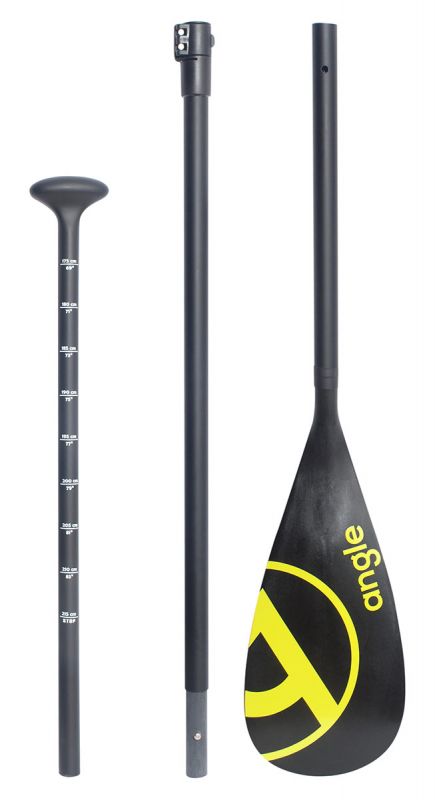 Angle SUP TRAVEL wiosło włókno szklane 3-częściowe z 175-215cm