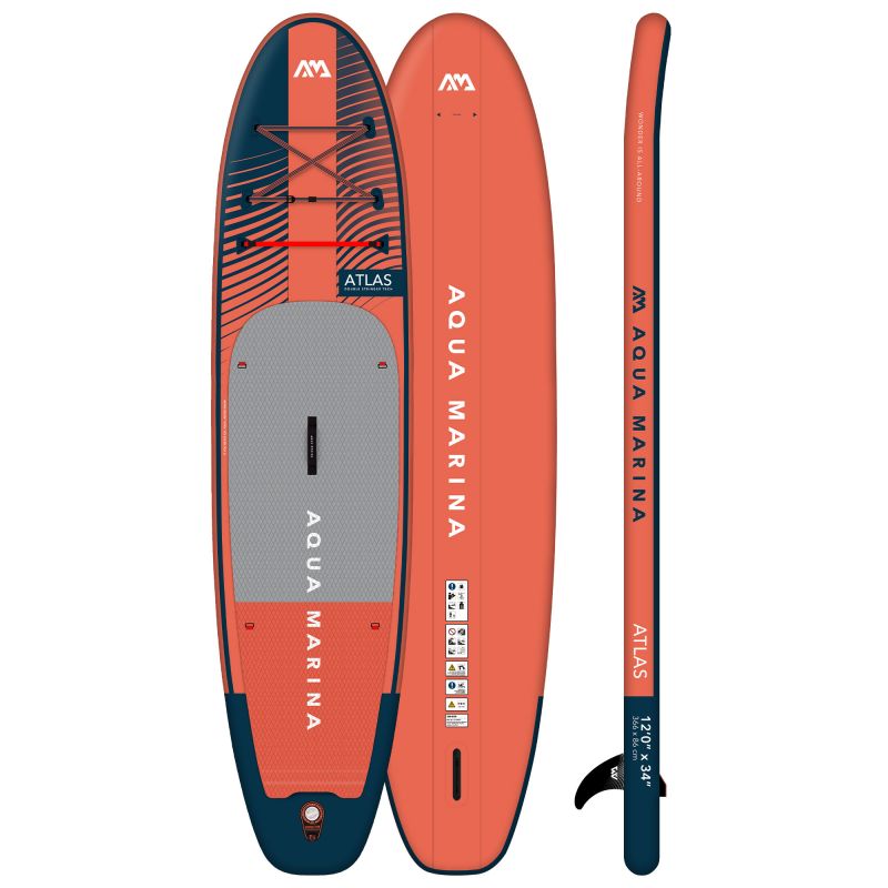 Deska SUP Aqua Marina Atlas 12'0'' z wiosłem