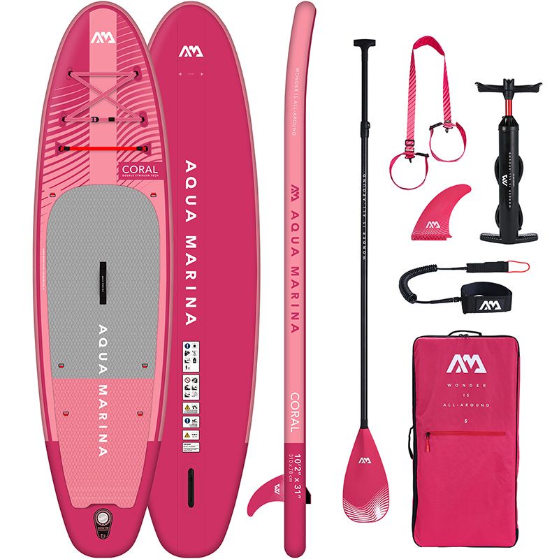 deska sup aqua marina coral 102 z wioslem