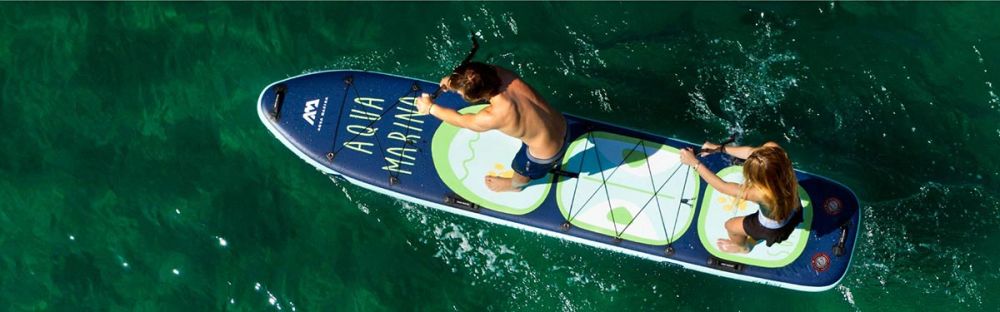 Deska SUP Aqua Marina Super Trip 14'0 '' tandem z wiosłami