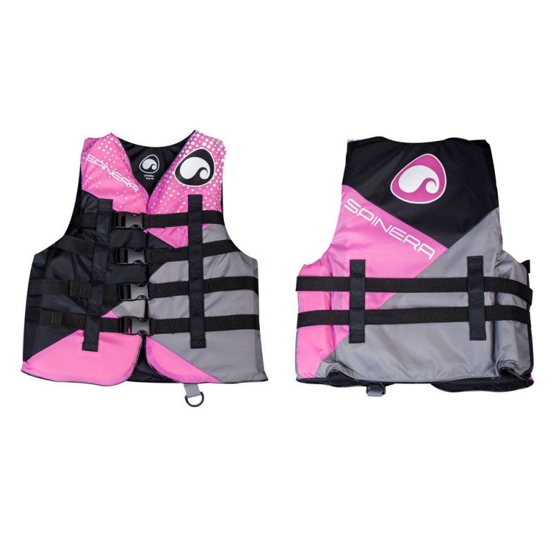 Kamizelka asekuracyjna Jet Ski Deluxe Nylon 50N różowa XL