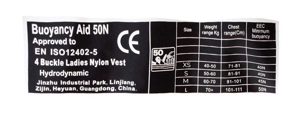 Kamizelka asekuracyjna Jet Ski Deluxe Nylon 50N różowa XL