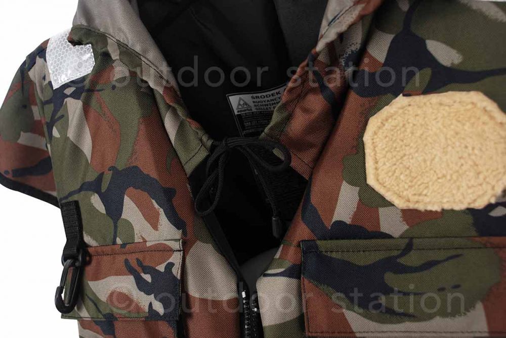 Kamizelka wędkarska Aquarius Camo 70N pustynne moro XL