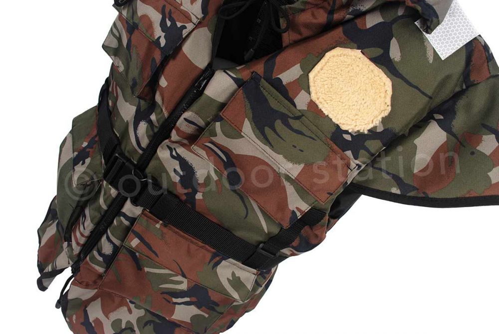 Kamizelka wędkarska Aquarius Camo 70N pustynne moro XL