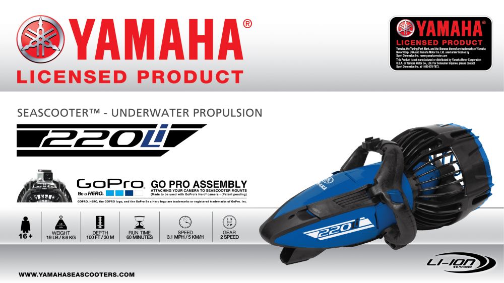 Profesjonalny skuter Podwodny Yamaha 220Li