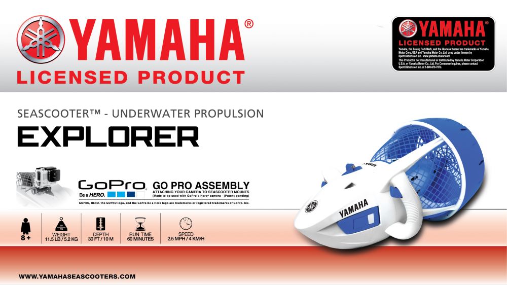 Skuter Podwodny Yamaha Explorer dla dzieci