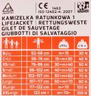 Kamizelka ratunkowa Aquarius pomarańczowa S 60N