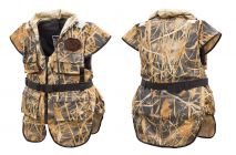 Kamizelka wędkarska Aquarius Camo 70N leśne moro XL