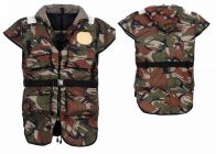 Kamizelka wędkarska Aquarius Camo 70N pustynne moro XL