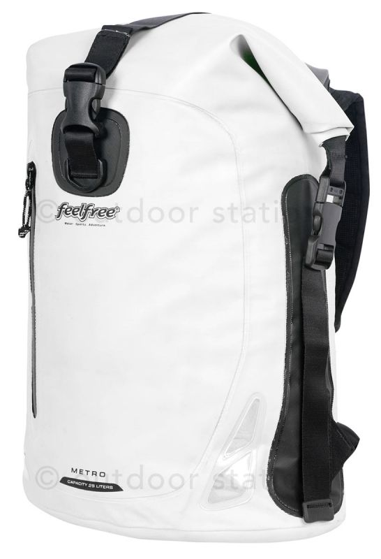 Wodoodporny plecak dla motocyklistów 25L Feelfree Metro biały