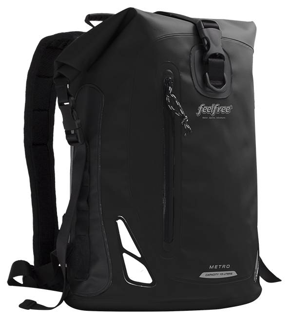 Wodoodporny plecak dla motocyklistów Feelfree Metro15 L czarny