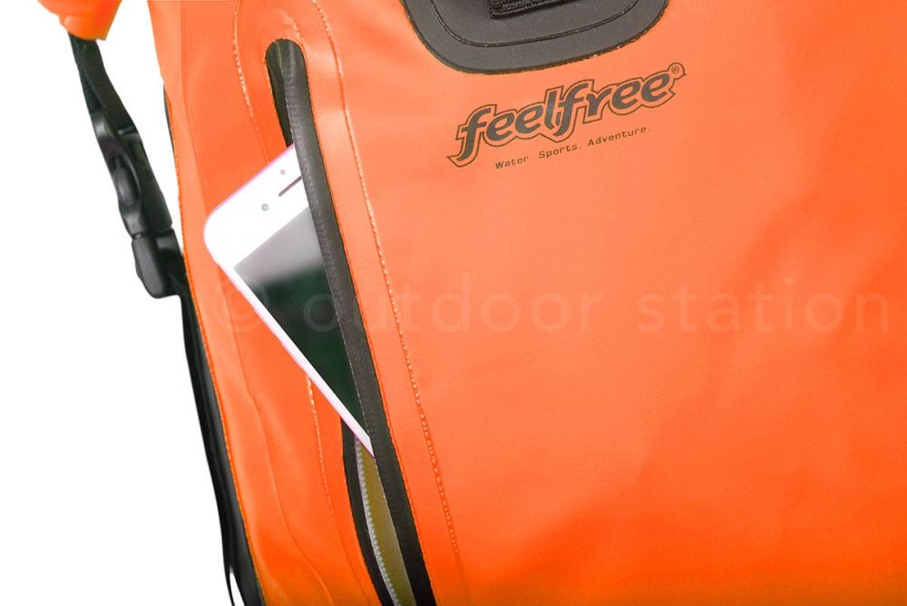 Wodoodporny plecak dla motocyklistów Feelfree Metro15 L pomarańczowy
